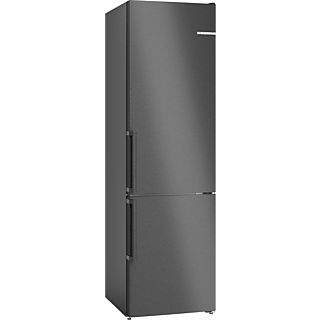 Frigorífico combi - Bosch KGN39OXBT, No Frost, 203 cm, 363 l, Cajón VitaFresh XXL, SuperCongelación, Negro