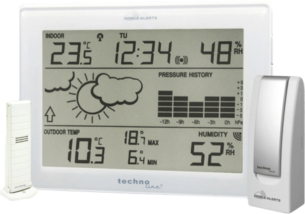 TECHNOLINE MA10006 okosotthon kezdőkészlet (időjárás állomás + hő- és páratartalom mérő)