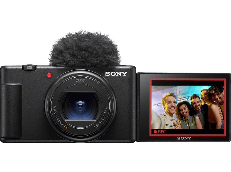 SONY ZV1 II Kompaktkamera für Vlogging, 20.1MP, 1 Zoll Sensor, 1850mm f1.84.0, 24B/s, Augen