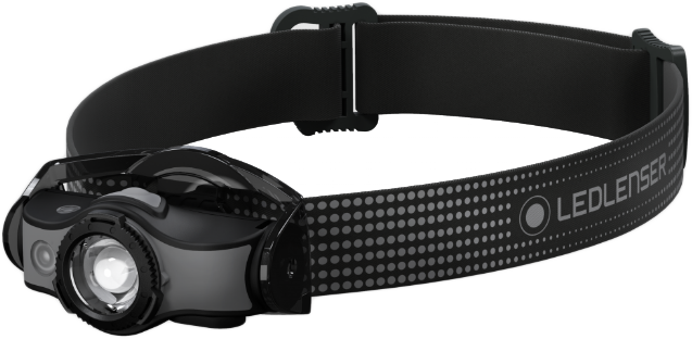 LEDLENSER MH5 outdoor tölthető LED fejlámpa 400lm/180m 1x14500 Li-ion, fekete-szürke (MH5-502147)