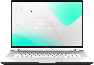 GIGABYTE AERO 16 OLED BSF-73DE994SO Gaming Notebook, i7-13700H, 16GB RAM, 1TB SSD, RTX 4070, 16 Zoll WQUXGA, Win11 Home, Twilight Silver