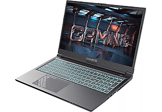 GIGABYTE G5 MF-E2DE333SD Gaming Notebook, i5-12500H, 8GB RAM, 512GB SSD, RTX 4050, 15.6 Zoll FHD 144Hz, FreeDOS, Schwarz