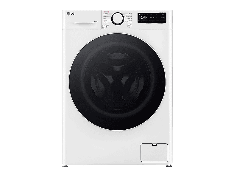LG AI DD F4R5011Tsww Lavatrice, Caricamento frontale, 11 kg, 56,5 cm, Classe A