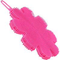 Estropajo - CMP Paris ME2558, Flor Silicona, 2 lados, Rosa