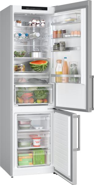 BOSCH KGN39AIAT Serie 6 Kühlgefrierkombination (A, 363 l, 2030 mm hoch, Inox-antifingerprint)