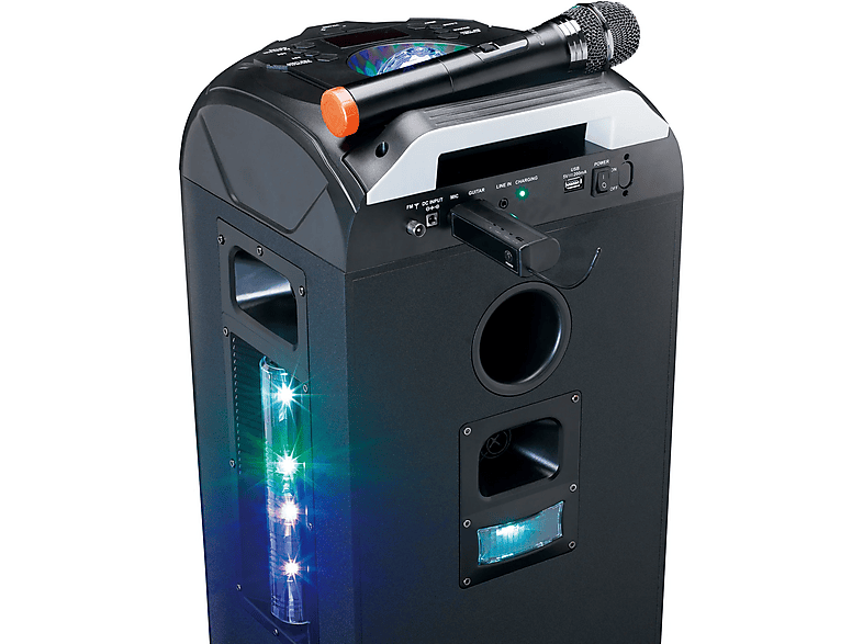 Lenco MCW-011BK Kabelloses Mikrofon mit 6,3 mm Receiver — Foto 4 von 5