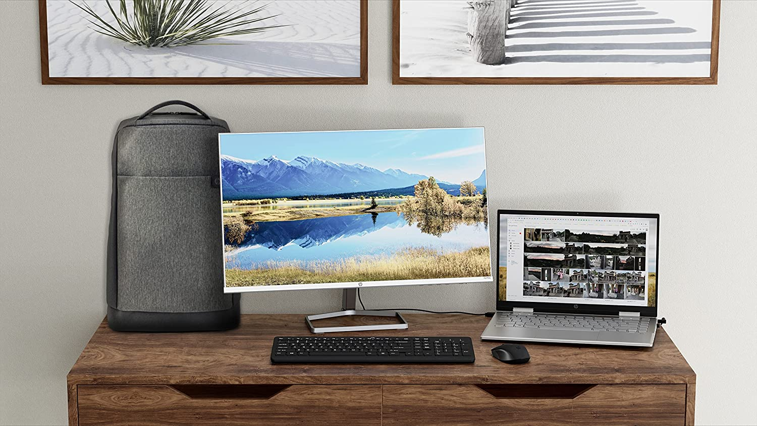 Monitor - HP M27fq, 27", WQHD, 5 ms, 75 Hz, IPS, Eyesafe®, Negro
