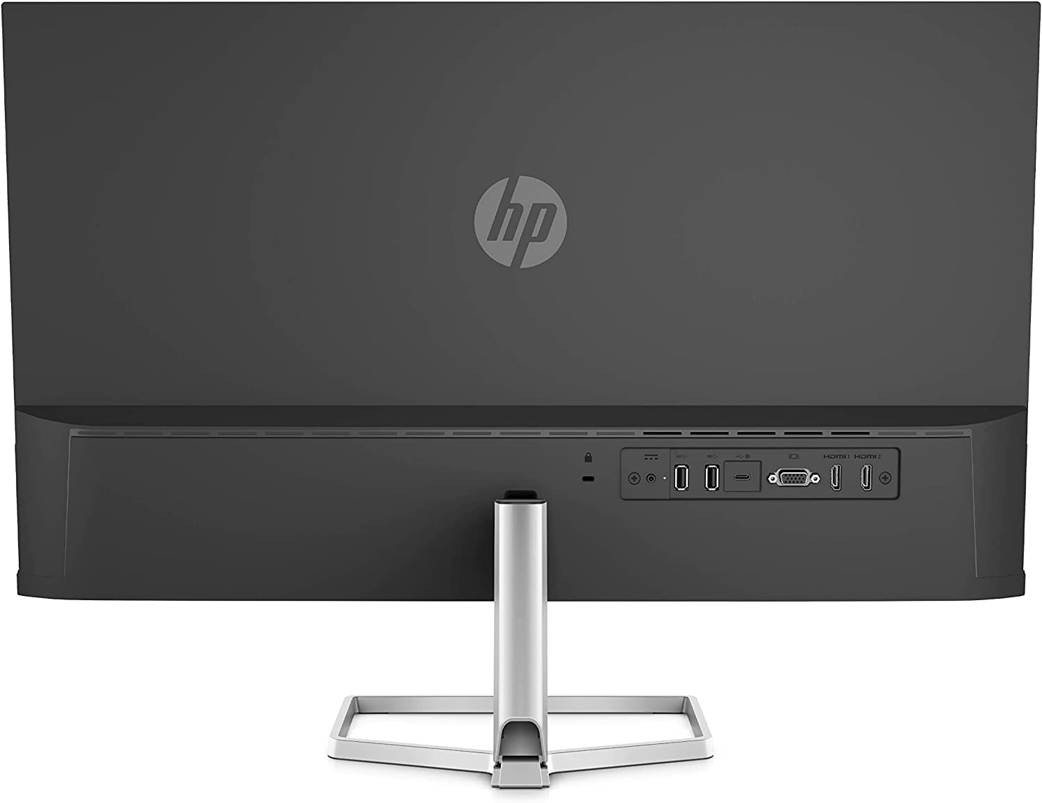 Monitor - HP M27fd, 27", Full HD, 5 ms, 75 Hz, 1 SuperSpeed USB Type-C®, IPS, Eyesafe®, Plata