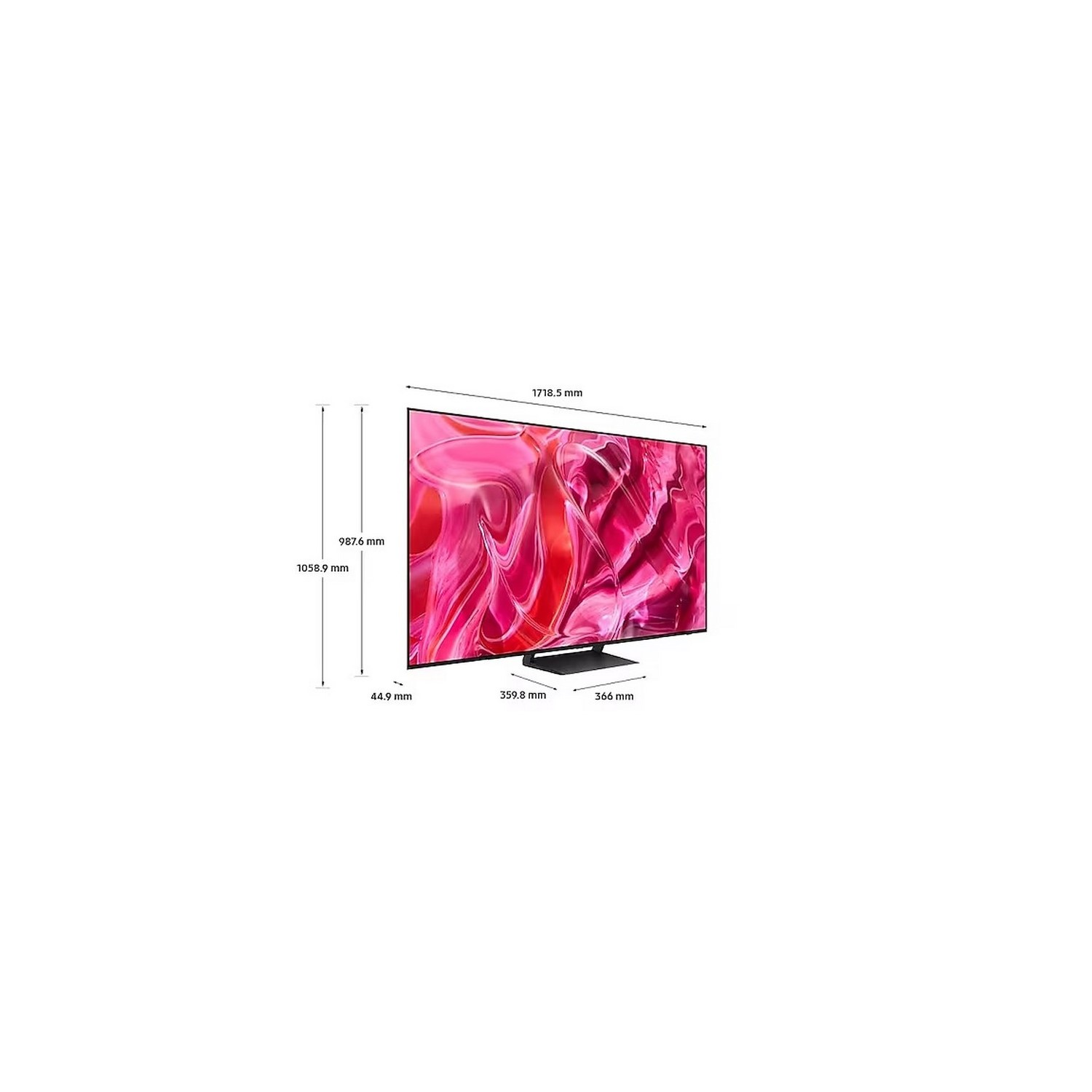 SAMSUNG QE77S90CATXXN 77" OLED Smart 4K - OLED 4K - OLED-tv - 77 inch