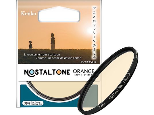 KENKO Nostaltone Orange 82 mm - Filtro a vite (Nero/Arancione)