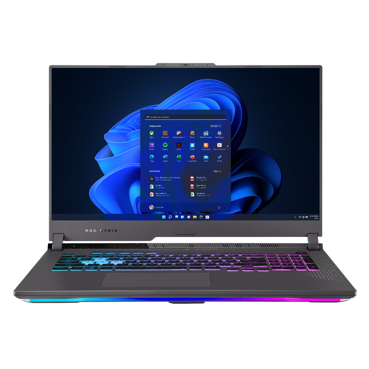ASUS ROG Strix G17 G713PV-HX050W - 17.3 inch - AMD Ryzen 9 - 16 GB - 512 GB - GeForce RTX 4060