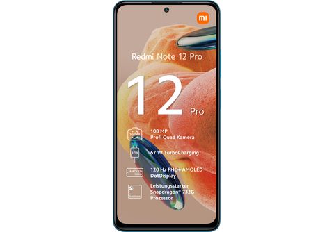 XIAOMI Redmi Note 12 Pro 256 GB Glacier Blue Dual SIM 256 Glacier Blue Ja  Smartphone | MediaMarkt