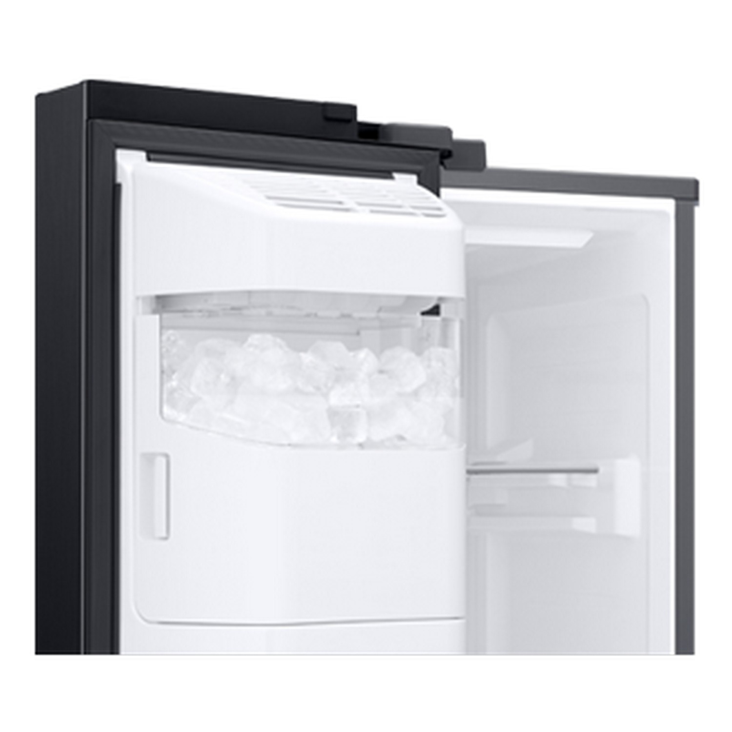 SAMSUNG RS68CG882EB1EF Side by Side, Kühl- und Gefrierkombination (634 l, E, 1780 mm hoch, No Frost (verminderte Eisbildung), Premium Black)