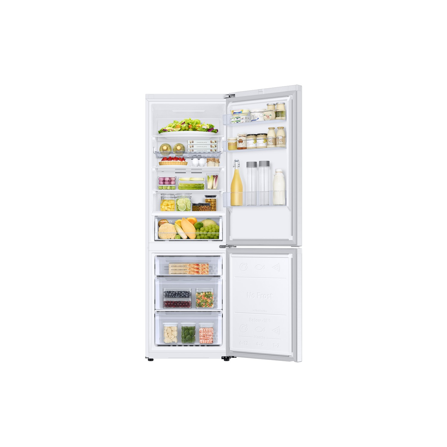 SAMSUNG Koel-vriescombinatie D (RB34C672DWW)