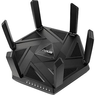 Router WiFi - Asus RT-AXE7800, 7800 Mbit/s, Tribanda 6E, MU-MIMO, Negro