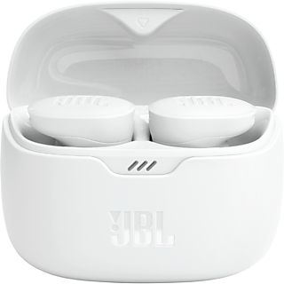 Auriculares True Wireless - JBL Tune Buds, Bluetooth, Cancelación de ruido, Micrófono, 8h, Blanco