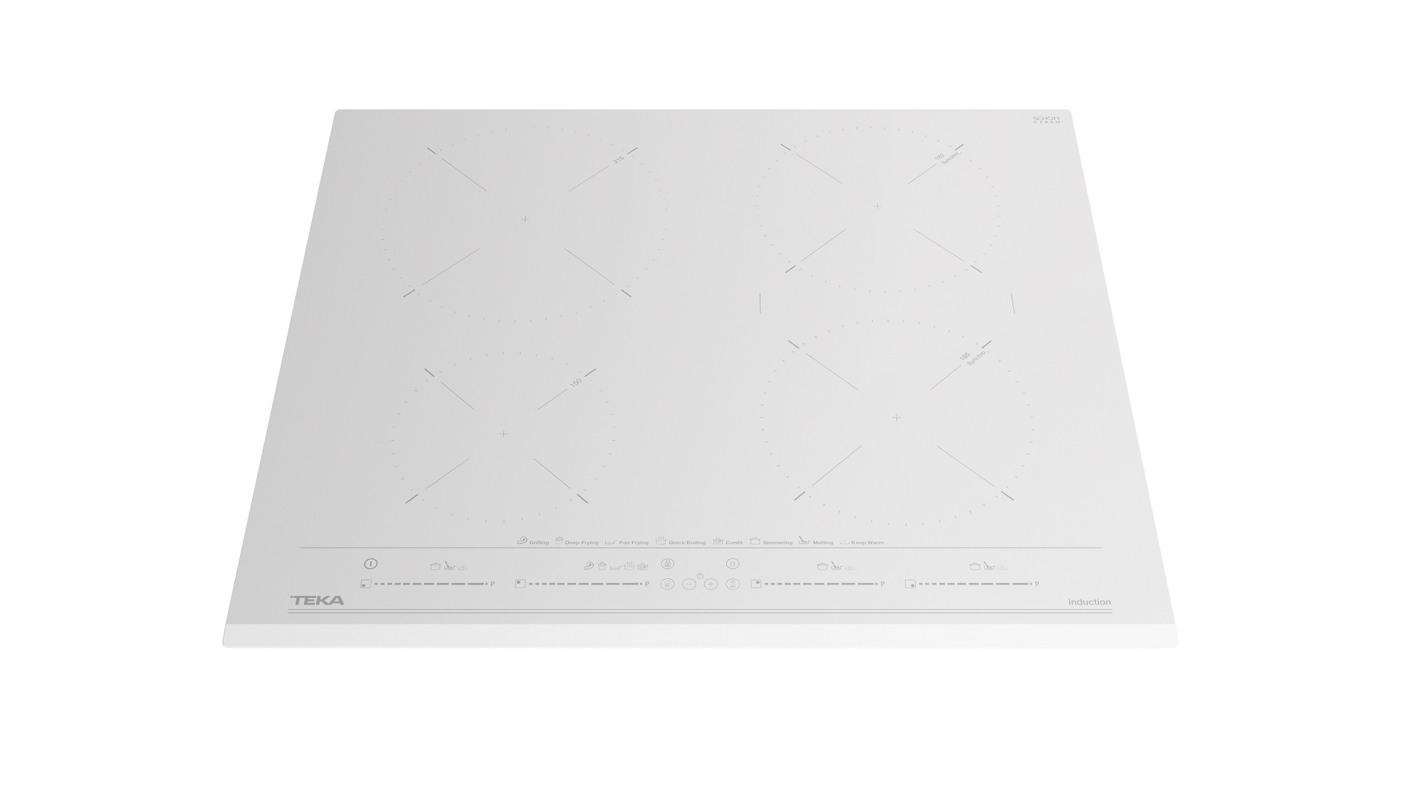 TEKA IZC 64630 WH Ankastre İndüksiyonlu Ocak Beyaz