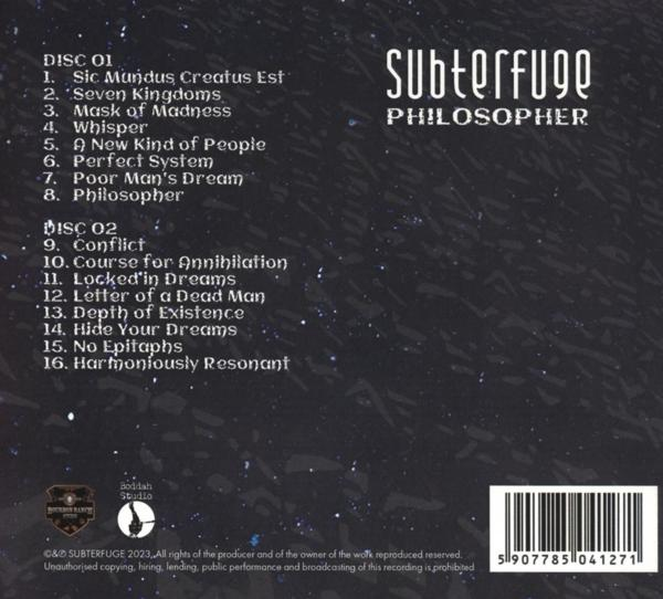 Subterfuge - Philosopher  - (CD)