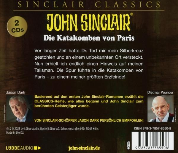John Sinclair Classics - John Sinclair Classics - Folge 50: Die Katakomben von Paris  - (CD)