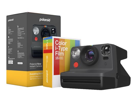 POLAROID Everything Box Now Generation 2 - Caméra à image instantanée Noir