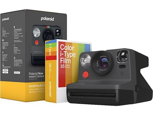 POLAROID Everything Box Now Generation 2 - Sofortbildkamera Schwarz