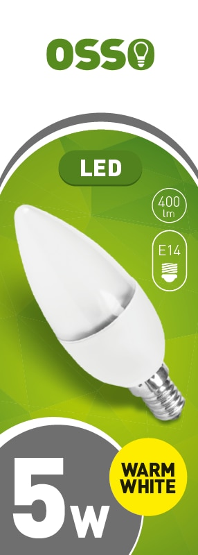 Żarówka OSSO LED C35 5W/E14