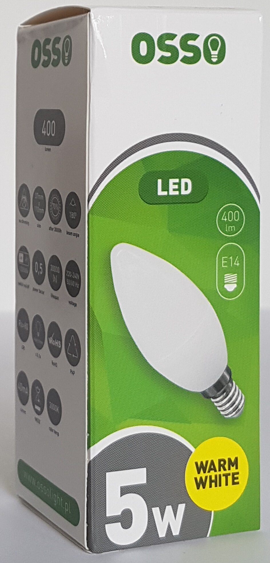 Żarówka OSSO LED C35 5W/E14