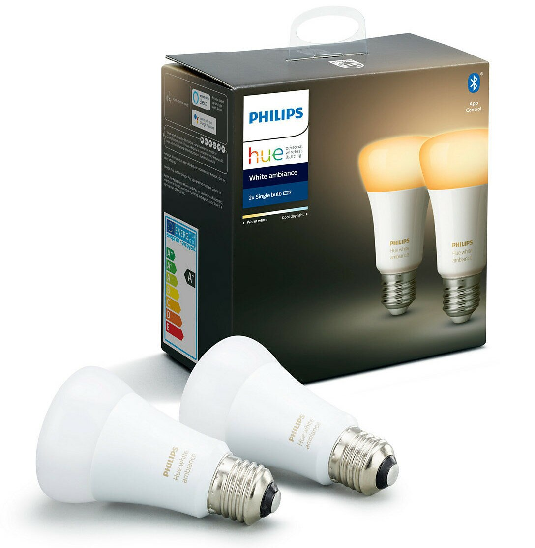 Inteligenta żarówka PHILIPS HUE White ambiance 2xE27