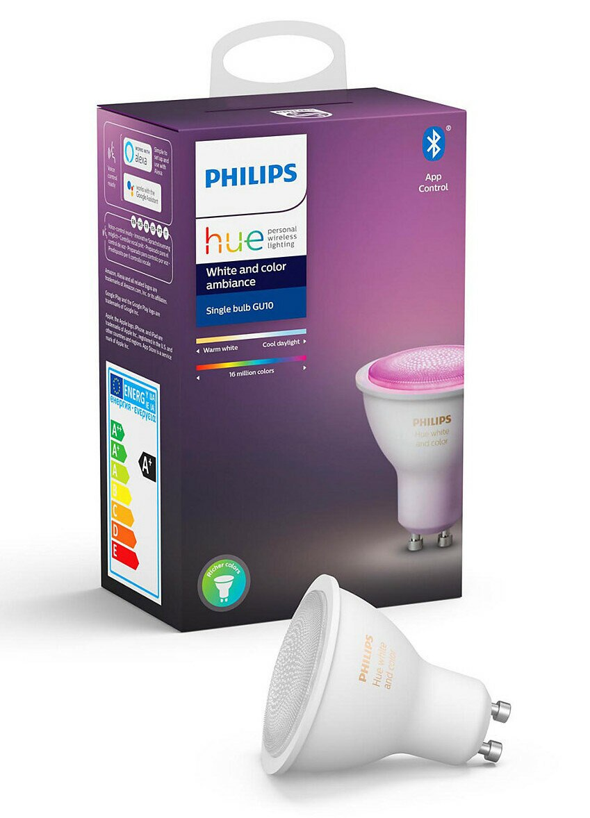 Żarówka LED PHILIPS HUE White and Color 5.7W GU10 Bluetooth Zigbee