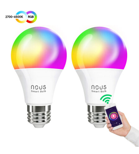 Żarówka NOUS Tuya P3 RGB E27 2szt