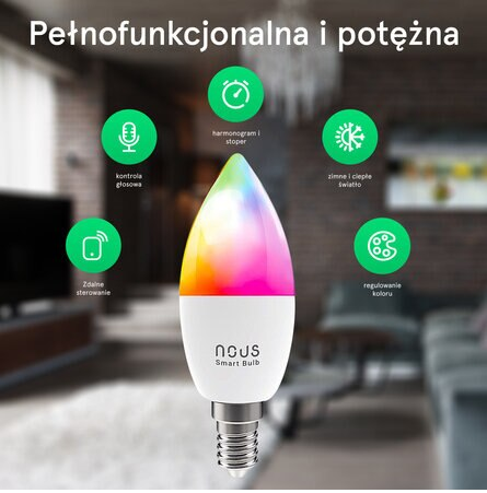 Żarówka NOUS Tuya P4 RGB 4szt