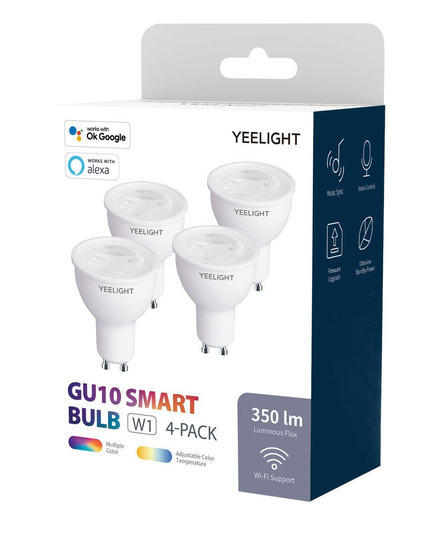 Żarówka YEELIGHT W1 GU10 kolor 4szt