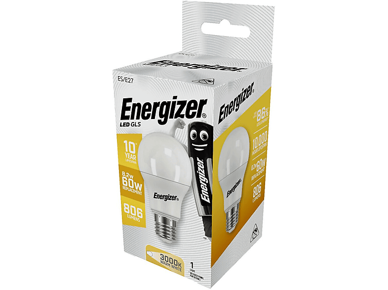 Żarówka LED ENERGIZER Bulb E27 806lm 60W ciepła – zdjęcie 3