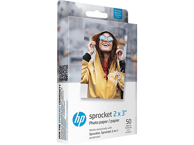 HP Sprocket 2x3 - Fotopapier (Mehrfarbig)