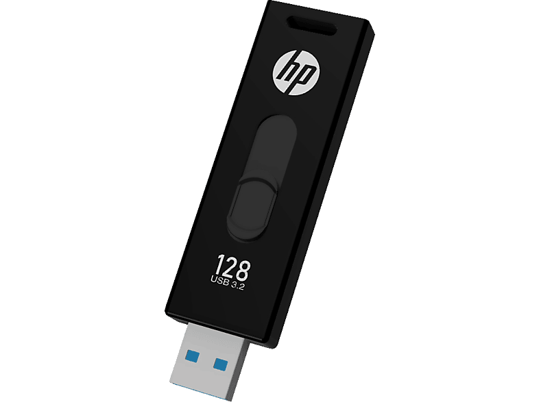 HP 128GB USB-Stick x911w, USB 3.2 Gen1x1 Type A, R500/W450 MB/s, Schwarz