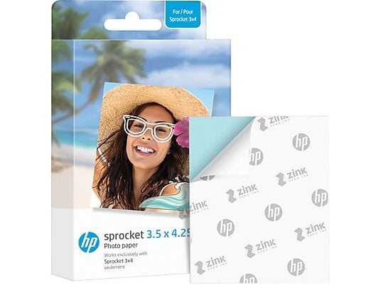 HP Sprocket 3x4 - Papier photo (Multicolore)