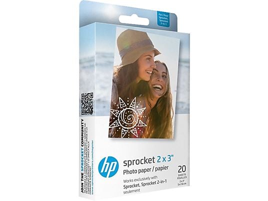 HP Sprocket 2x3" - Carta fotografica (Multicolore)