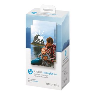 HP Sprocket Studio Plus 4x6" - Carta fotografica (Multicolore)