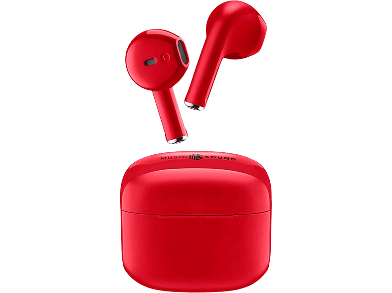 AURICULAR BLUETOOTH QUANTA QTF0B80 ROJO :: Serial Center