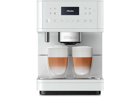 MIELE CM 6160 Milkperfection Kaffeevollautomat (Lotosweiß, Kegelmahlwerk,  15 bar, integrierter Milchbehälter) online kaufen