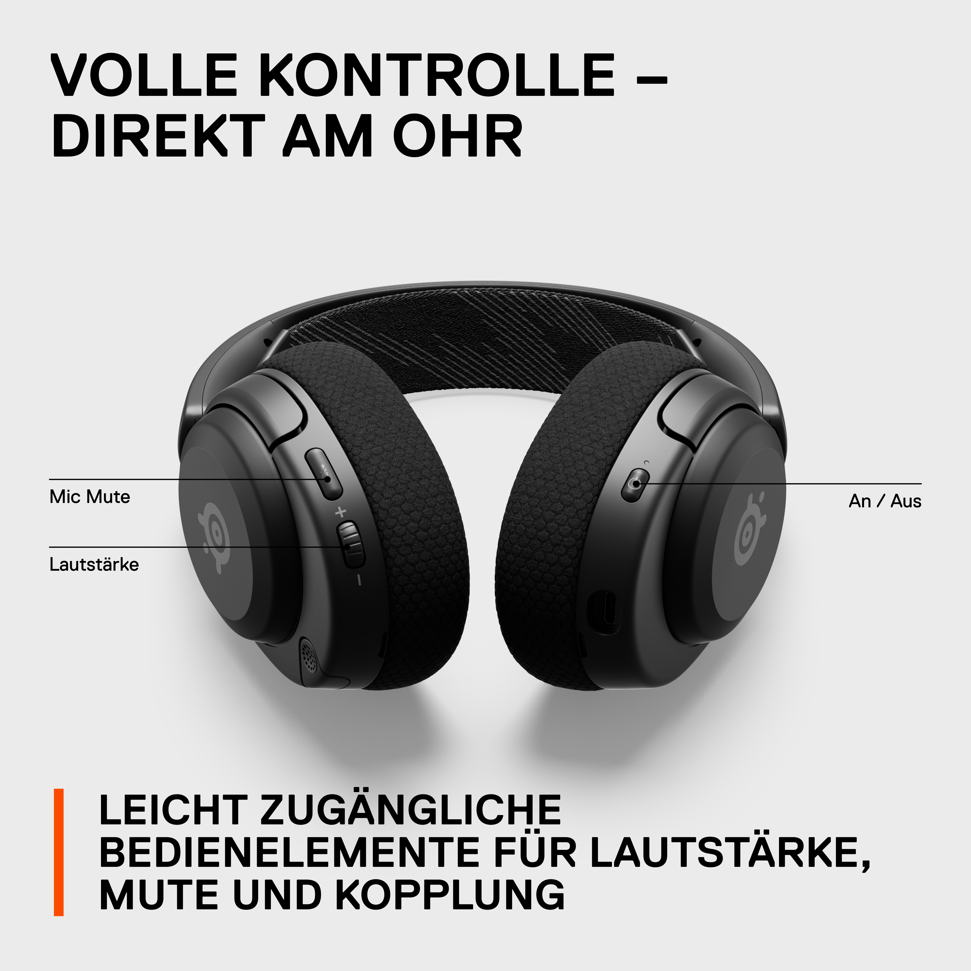 STEELSERIES Arctis Over-ear Headset Gaming Nova Schwarz 4