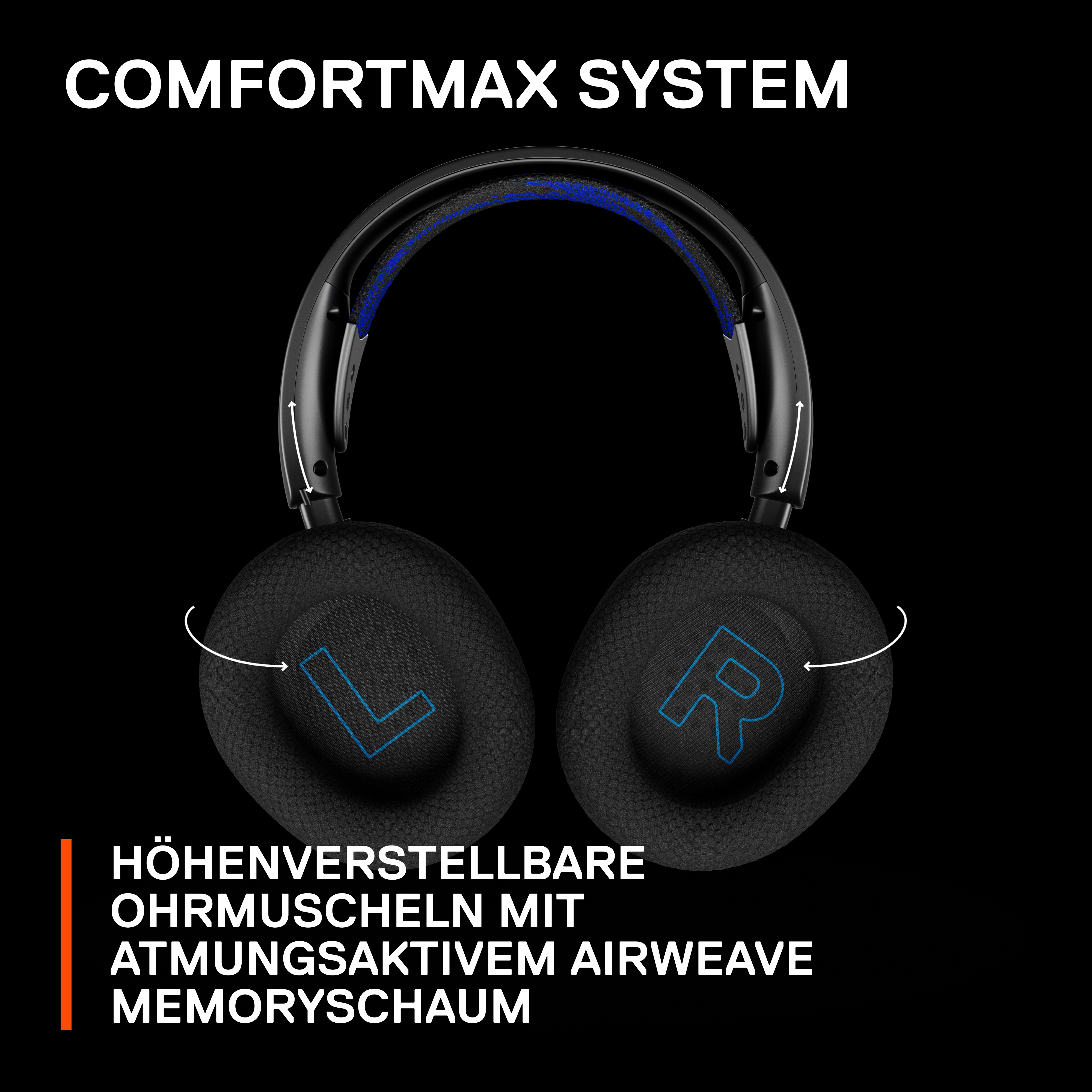 Over-ear Gaming Schwarz Nova STEELSERIES 4P, Arctis Headset