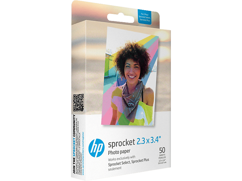 HP Sprocket Select 2.3x3.4 - Fotopapier (Mehrfarbig)