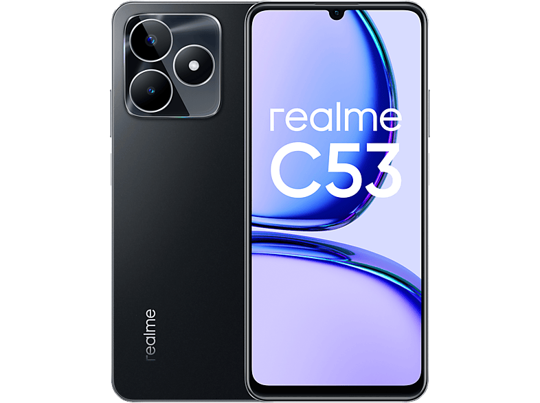 Móvil  realme C53, Black, 128GB, 6GB RAM, 6.74 HD, 5000 mAh, Android 13