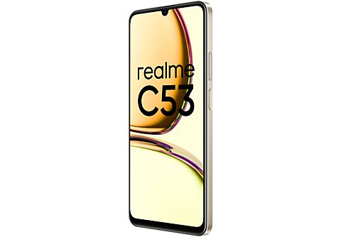 Móvil - realme C53, Gold, 128GB, 6GB RAM, 6.74" HD, 5000 mAh, Android 13