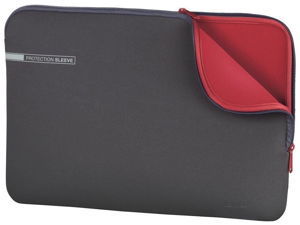 Etui na laptopa HAMA Neopren 13.3 Szary/czerwony