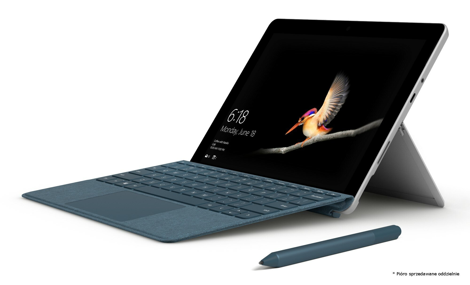 Klawiatura MICROSOFT Surface Go Signature Type Cover Grafitowy KCS-00033