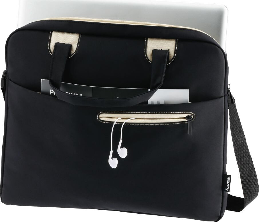 Torba na laptopa HAMA Sydney 15,6 cala Czarno-beżowy