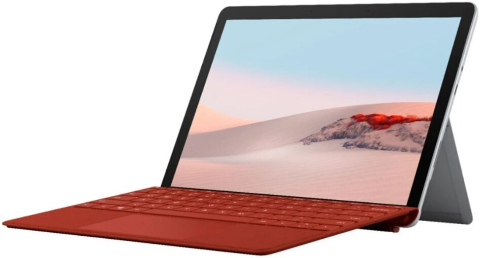 Klawiatura MICROSOFT Surface Go Type Cover Czerwony KCS-00090