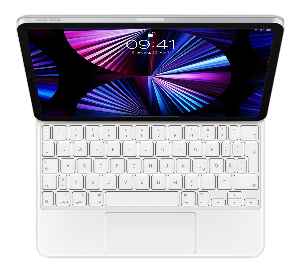 Klawiatura APPLE Magic Keyboard do iPada Pro 11 cali (3. generacji) i iPada Air (4. generacji) – niemiecki Biały MJQJ3D/A